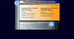 Desktop Screenshot of kiel-physiotherapie.de